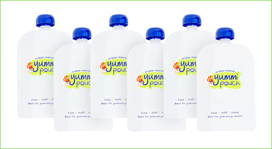 yummi pouch reusable food pouch giveaway