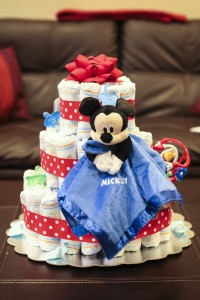 mickey diaper cake