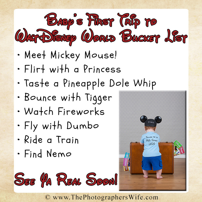 Disney Baby Bucket List