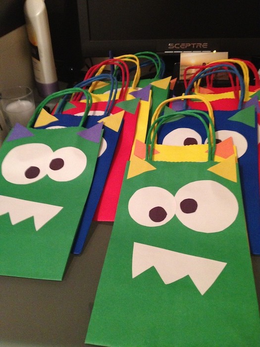 Monster favor bags 1