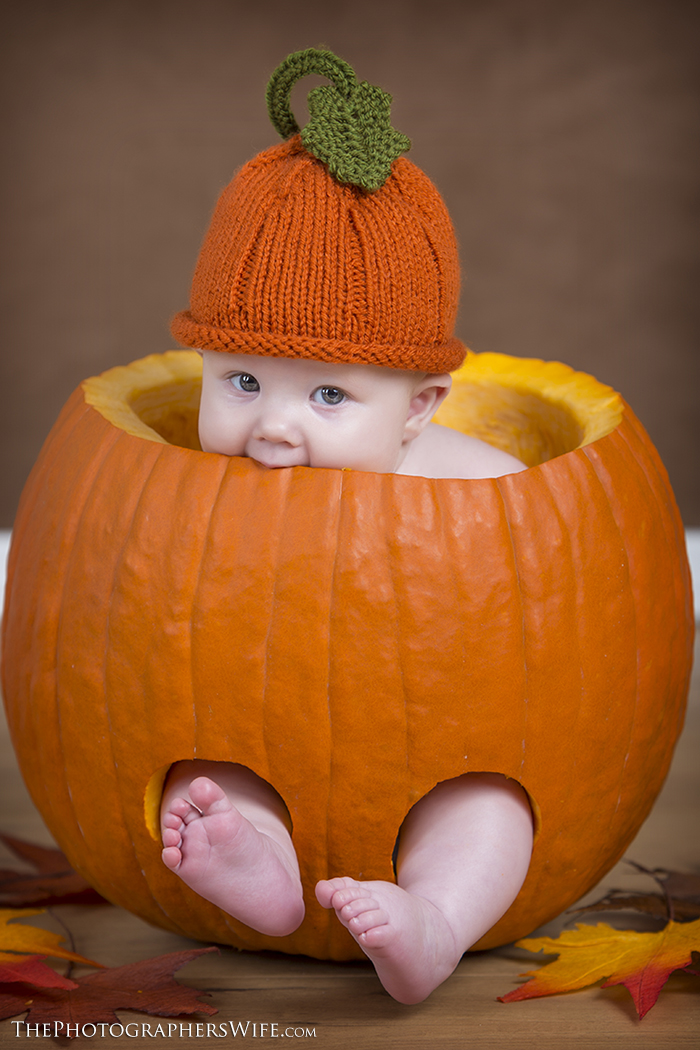 Baby in a Pumpkin