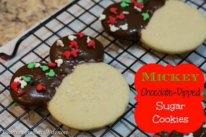 Mickey Chocolate-Dipped Sugar cookies-6