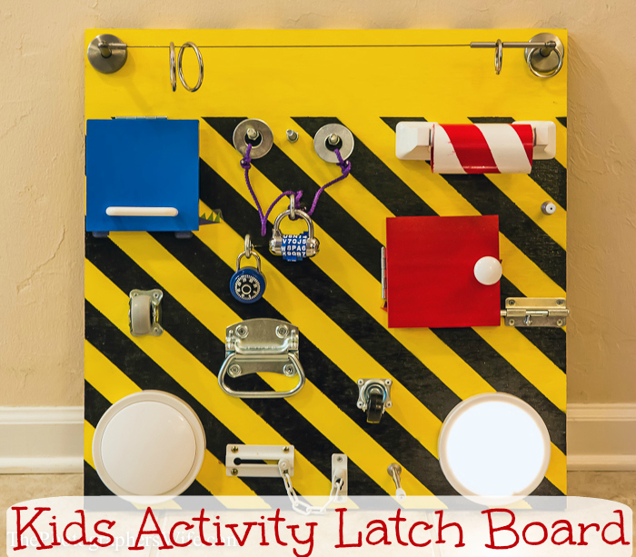 Kids Activity Latch Board
