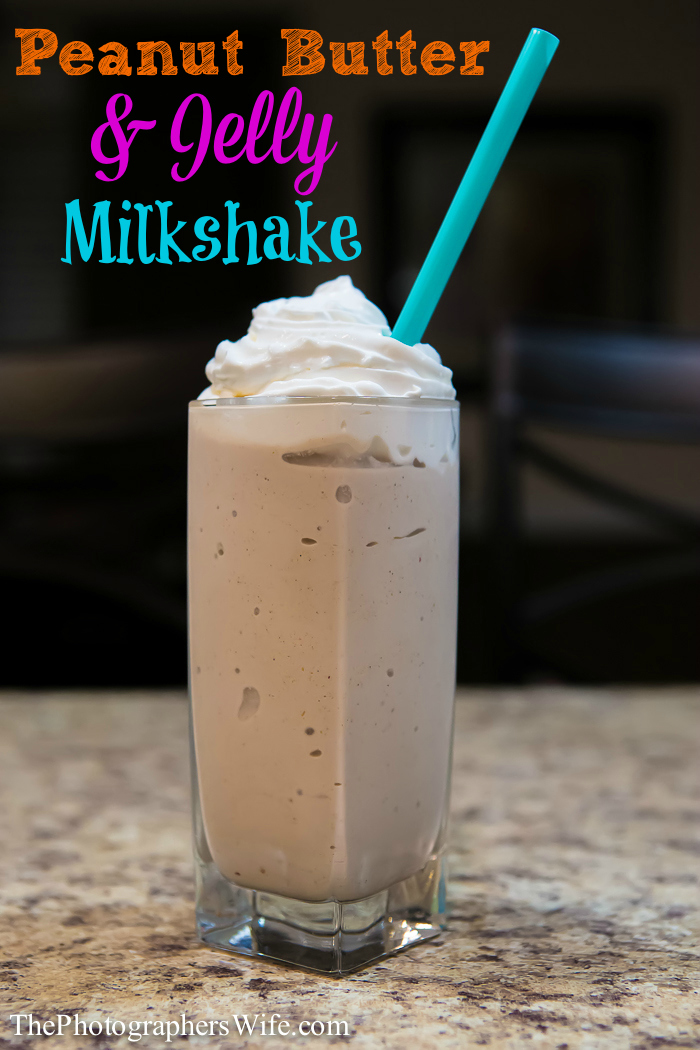 Peanut butter and jelly Milkshake