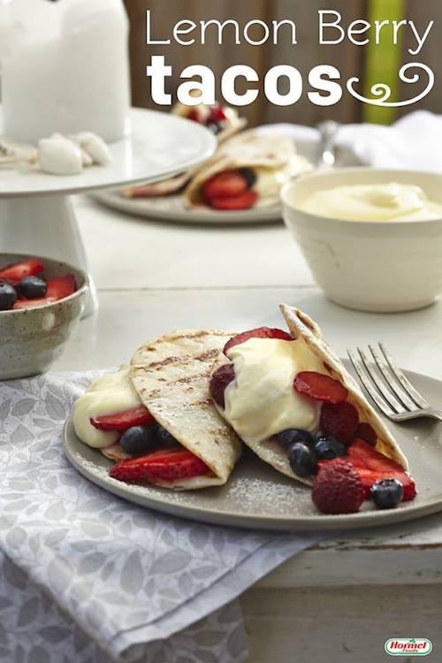 Lemon Berry Tacos