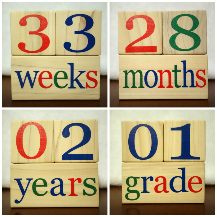 Baby Blocks Collage